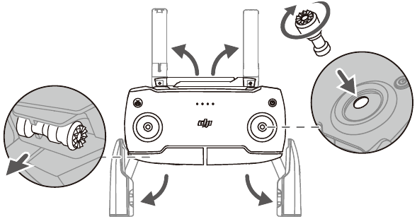 DJI - MAVIC MINI - Controller 1 Controlador 1