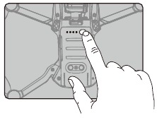 dji - MINI 2 - Comprobación del nivel de batería 1 Comprobación del nivel de batería 1