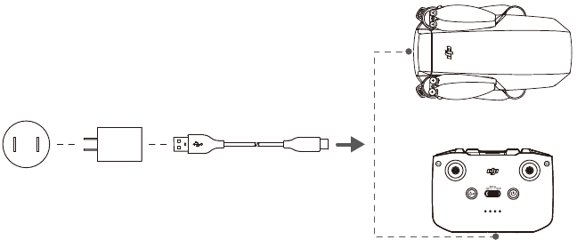 dji - MINI 2 - Connection Conexión