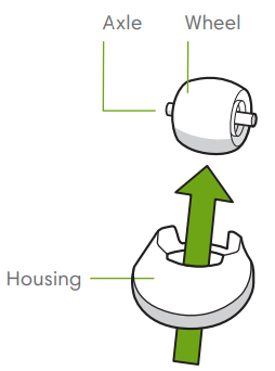 iRobot - Roomba i7 - Limpieza de la rueda giratoria delantera Paso 2 Limpieza de la rueda giratoria delantera Paso 2