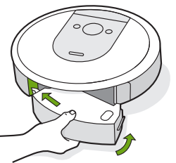 iRobot - Roomba i7 - Vaciado del depósito Paso 3 Vaciado del depósito Paso 3