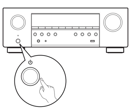 Denon - AVR-S650H - Encienda el receptor Encienda el receptor