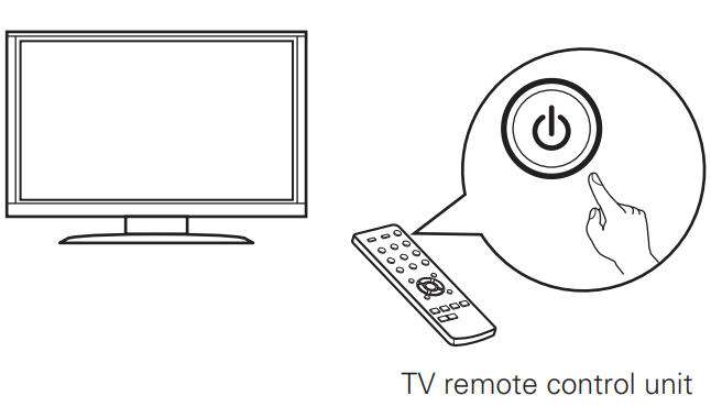 Denon - AVR-S650H - Encienda el televisor Encienda el televisor