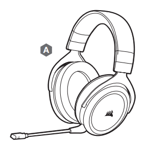 Corsair - HS70 PRO WIRELESS - CONTENIDO, CONTROLES Y CARACTERÍSTICAS 1 CONTENIDO, CONTROLES Y CARACTERÍSTICAS 1