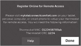 Honeywell - RTH9585WF1004 - Conexión a su red Wi-Fi Paso 5 Conexión a su red Wi-Fi Paso 5