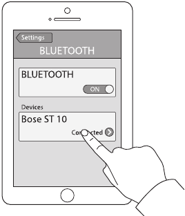 Bose - SoundTouch 10 - Emparejamiento de un dispositivo con Bluetooth® activado Paso 2 Emparejamiento de un dispositivo con Bluetooth® activado Paso 2