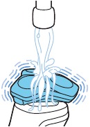 Philips - NORELCO 5000 Series - Limpieza de la afeitadora con agua Paso 1 Limpieza de la afeitadora con agua Paso 1