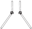 Soporte base × 2(75")