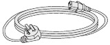 Cable de alimentación (75"/85")