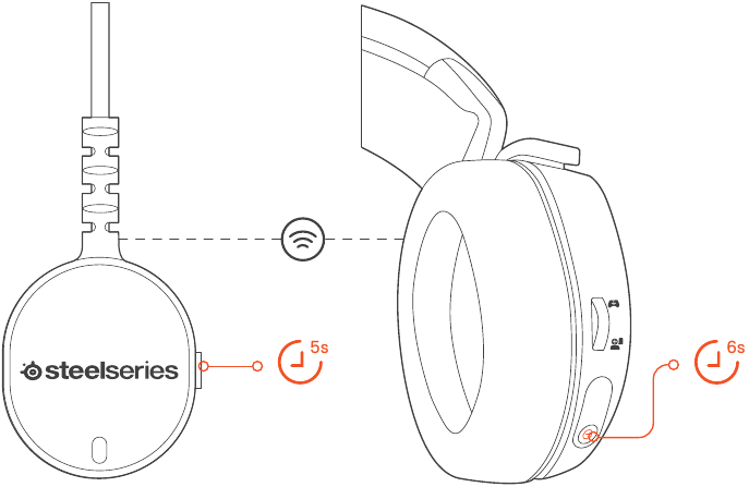SteelSeries - ARCTIS 7 - EMPAREJAMIENTO EMPAREJAMIENTO