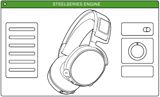 SteelSeries - Arctis 9X - STEELSERIES ENGINE STEELSERIES ENGINE