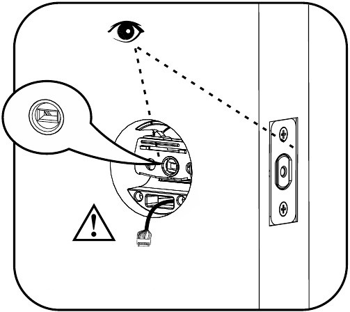 Assa Abloy - Yale YRD256 - Instalación de la placa del panel táctil Paso 2 Instalación de la placa del panel táctil Paso 2