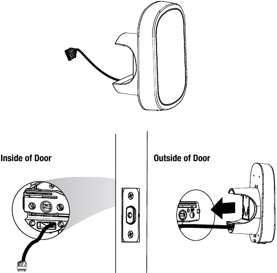 Assa Abloy - Yale YRD256 - Instalación de la placa del panel táctil Paso 1 Instalación de la placa del panel táctil Paso 1