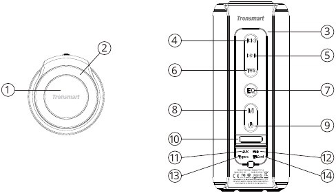 Tronsmart - T6 Plus - CONFIGURACIÓN DE LOS BOTONES CONFIGURACIÓN DE LOS BOTONES