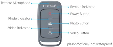 AKASO - V50 Elite - REMOTO REMOTO