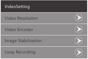 AKASO - V50 Elite - MODO DE CONFIGURACIÓN DE VIDEO MODO DE CONFIGURACIÓN DE VIDEO