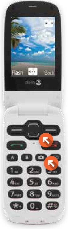 Consumer Cellular - DORO PhoneEasy 626 - USAR LA CÁMARA USAR LA CÁMARA