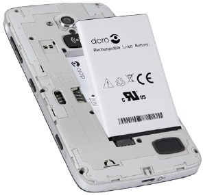 Doro - SmartEasy 824 - Insertar la batería (obligatorio) Insertar la batería (obligatorio)