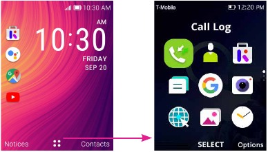 Alcatel - Go Flip 3 - Lista de aplicaciones Lista de aplicaciones