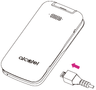 Alcatel - Go Flip 3 - Cargar el dispositivo Cargar el dispositivo
