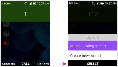 Alcatel - Go Flip 3 - Hacer una llamada Hacer una llamada