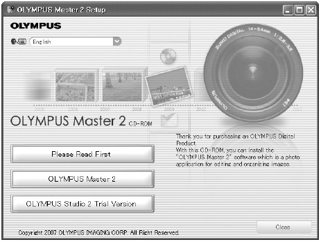 Olympus - E-510 - INSTALAR EL SOFTWARE DE LA CÁMARA INSTALAR EL SOFTWARE DE LA CÁMARA