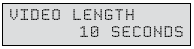 Moultrie - M-880 - Setting Video Length Configuración de la duración del vídeo