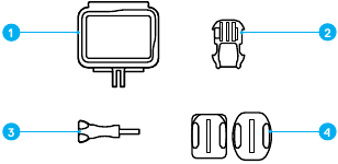 GoPro - HERO7 Silver - HARDWARE DE MONTAJE HARDWARE DE MONTAJE