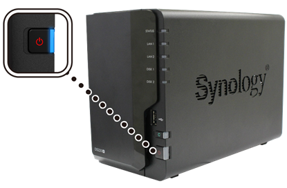 Synology - NAS DS220+ - Paso 2 de puesta en marcha de su Synology NAS Paso 2 de puesta en marcha de su Synology NAS