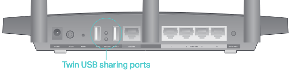 TP-Link - Archer C7 AC1750 - Aplicaciones USB Aplicaciones USB