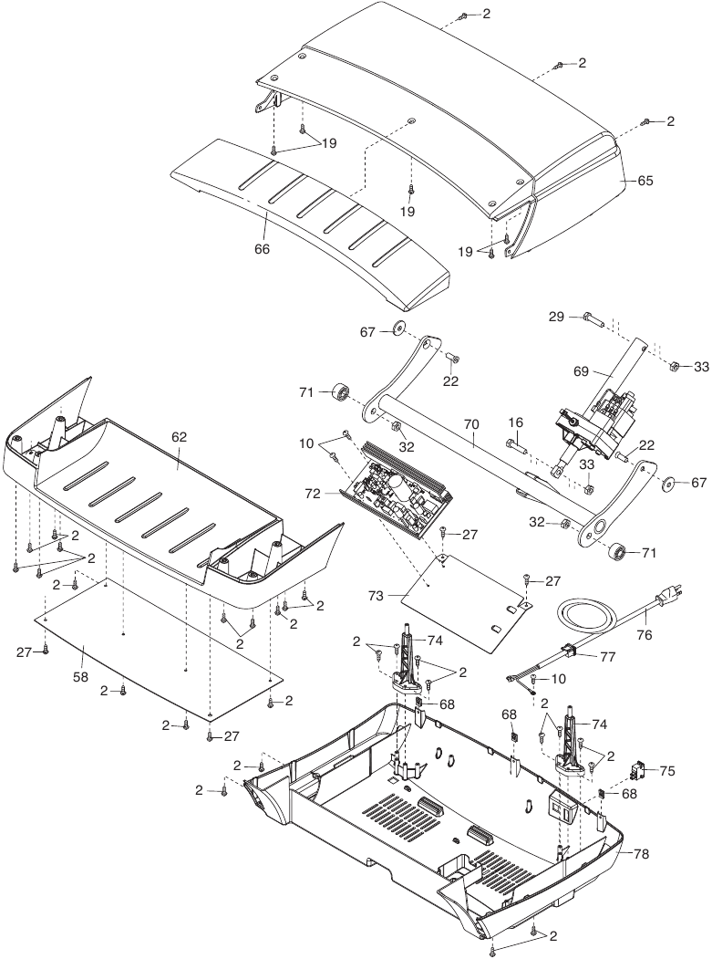 NordicTrack - C900 - DIBUJO DESPIEZADO B DIBUJO DESPIEZADO B