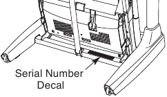 NordicTrack - C900 - Número de Serie Número de serie