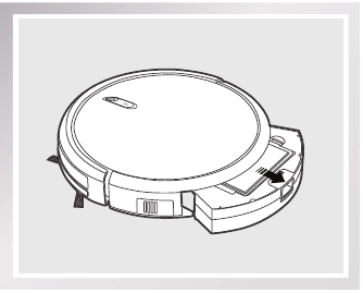 ECOVACS - DEEBOT N79 - Cubo de polvo y filtros Paso 1 Cubo de polvo y filtros Paso 1