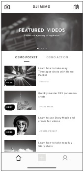 dji - OSMO ACTION - Aplicación DJI Mimo Aplicación DJI Mimo