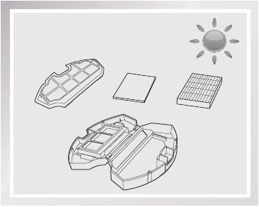 ECOVACS - DEEBOT N79S - Cubo de polvo y filtros Paso 7 Cubo de polvo y filtros Paso 7