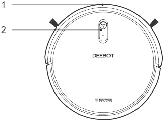 ECOVACS - DEEBOT N79S - Diagrama del producto Robot Paso 1 Diagrama del producto Robot Paso 1