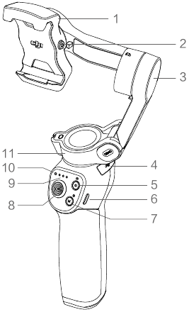 dji - OSMO MOBILE 3 - Descripción general Paso 2 Descripción general Paso 2