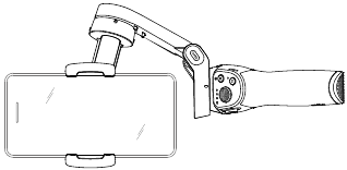 dji - OSMO MOBILE 3 - Modo de agarre lateral Modo de agarre lateral