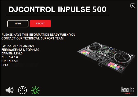 Hercules - DJ Control Inpulse 500 - Prueba de iluminación Prueba de iluminación