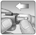 OneTouch - Ultra Mini - Inserte una lanceta estéril y coloque la tapa transparente Inserte una lanceta estéril y coloque la tapa transparente