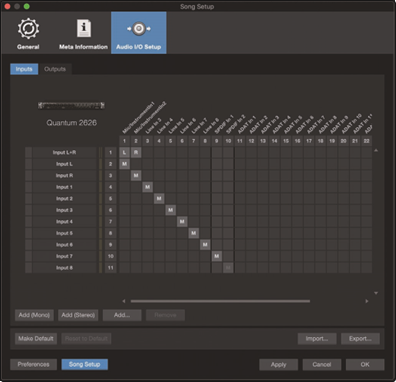 PRESONUS - Quantum 2626 - Configuring Your I/O Step 3 Configuración del paso 3 de su E/S