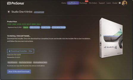 PRESONUS - Quantum 2626 - Descarga y ejecución del instalador de Studio One Descarga y ejecución del instalador de Studio One