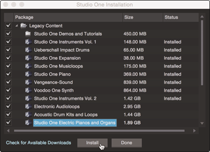 PRESONUS - Quantum 2626 - Instalación de contenido incluido para Studio One Artist Instalación de contenido incluido para Studio One Artist