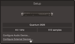 PRESONUS - Quantum 2626 - Configuración de un controlador de teclado MIDI externo desde la página de inicio Paso 1 Configuración de un controlador de teclado MIDI externo desde la página de inicio Paso 1