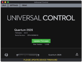 PRESONUS - Quantum 2626 - Software de control UC Surface Paso 1 Software de control UC Surface Paso 1