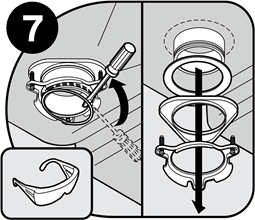 InSinkErator - Serie Evolution - Retirada del triturador antiguo - Paso 6 Retirada del triturador antiguo - Paso 6