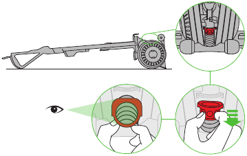 Dyson - DC40 - Barra del cepillo: eliminación de obstrucciones Paso 2 Brush bar – clearing obstructions Step 2