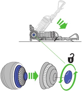 Dyson - DC40 - LAVAR LOS FILTROS B Paso 1 LAVAR LOS FILTROS B Paso 1