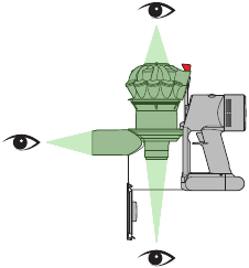Dyson - V7 - Paso 2 de la búsqueda de obstrucciones Paso 2 de la búsqueda de obstrucciones