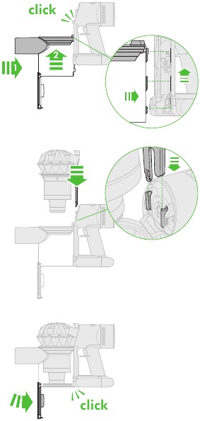 Dyson - V7 - Reensamblaje Reensamblaje